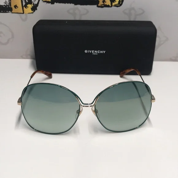 New Authentic Givenchy GV7144/S PEF/EZ Sunglasses – Green/Gold Gradient